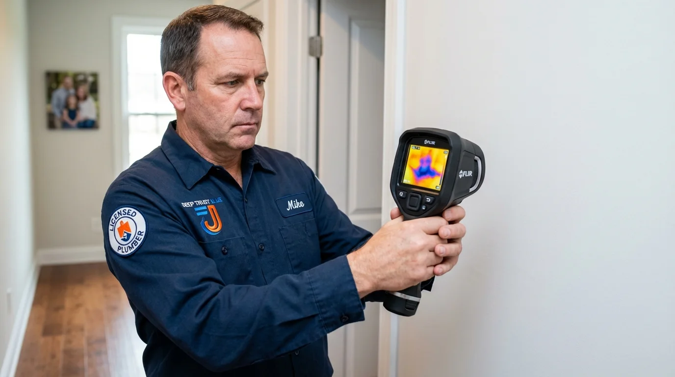 Thermal imaging leak detection by Johns Plumbing LLC in Pooler
